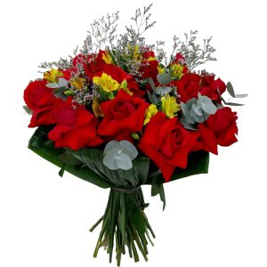 Bouquet com 24 Rosas Colombianas