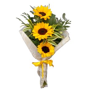 Bouquet espalmado girassol 3