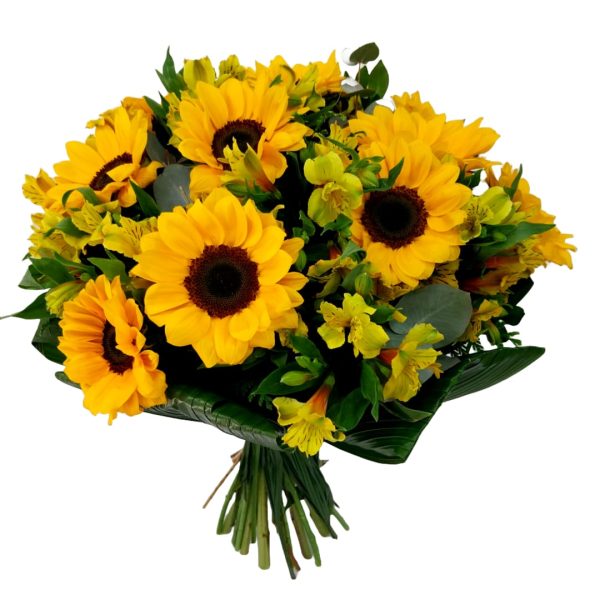 Bouquet de Girassol com astromelia