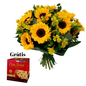 Promoção de Natal Com Girassol + Panettone Casa Suiça