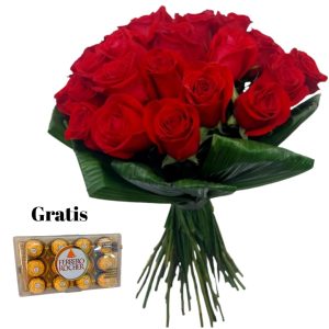 Bouquet 36 Rosas Colombianas Compacto ( Prom)