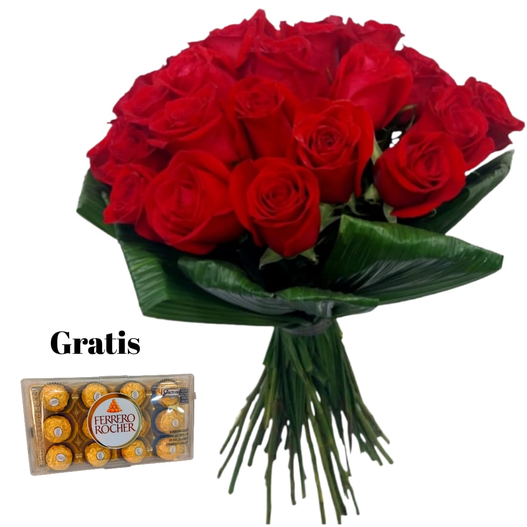 Bouquet 36 Rosas Colombianas Compacto ( Prom)