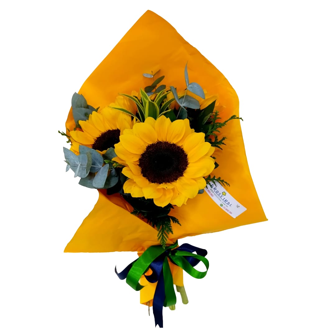 Bouquet Girassol Rumo ao Hexa ( c Amarelo)