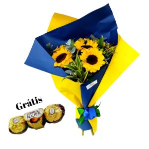 Bouquet 6 Girassois Rumo ao Hexa!!!